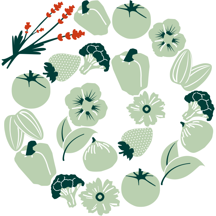 FLEURS, FRUITS, FEUILLES MANGEZ-LES TOUS !